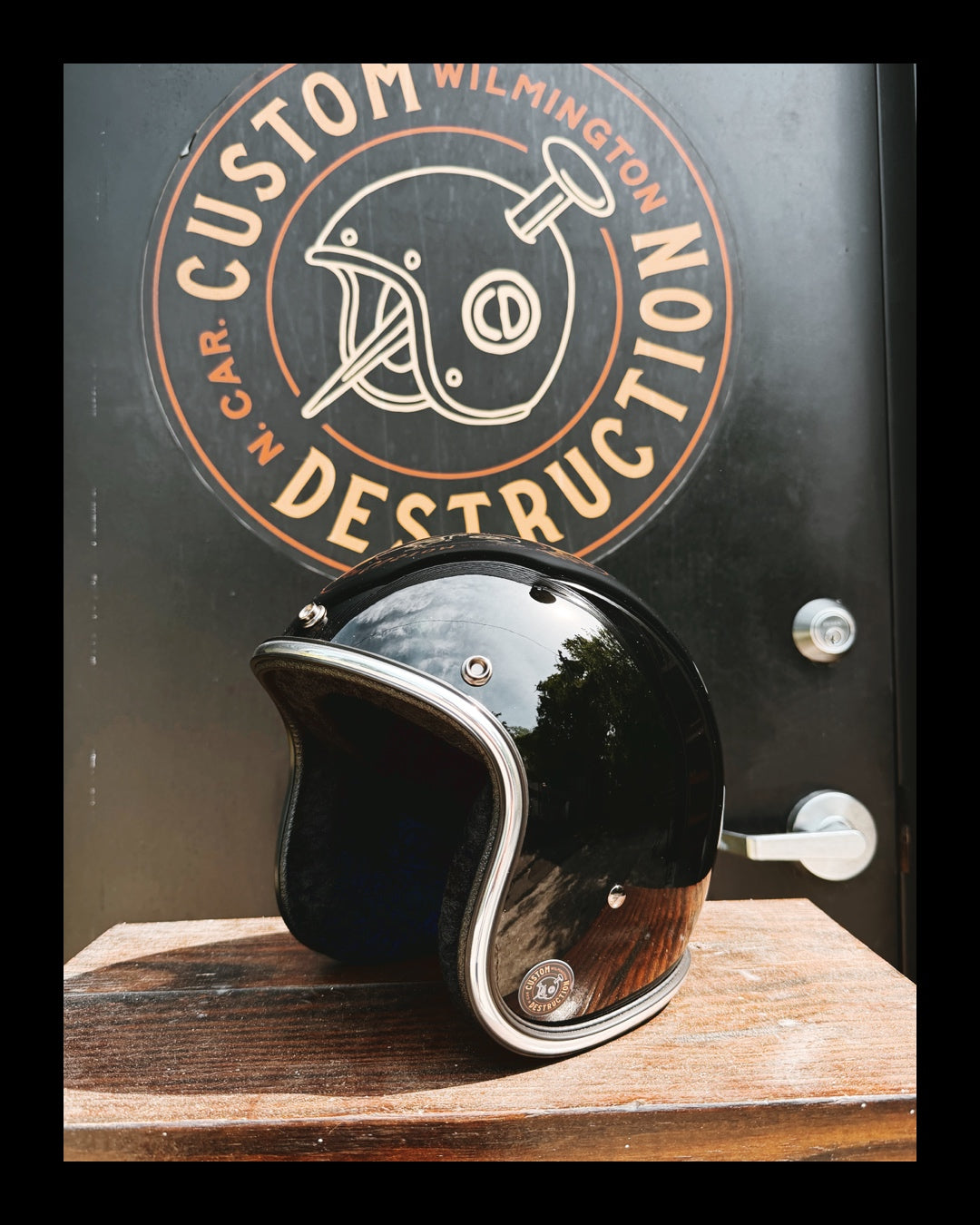 GLOSS BLACK WITH CHROME TRIM – Custom Destruction